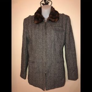 Vtg Lauren Ralph Lauren Womens Blazer Sz 6 Wool
